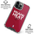 NBA Miami Heat Standard - Red iPhone 16 Pro Clear Case