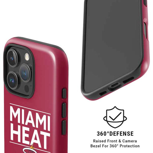 NBA Miami Heat Standard - Red iPhone 16 Pro Magsafe Impact Case