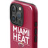 NBA Miami Heat Standard - Red iPhone 16 Pro Max Impact Case
