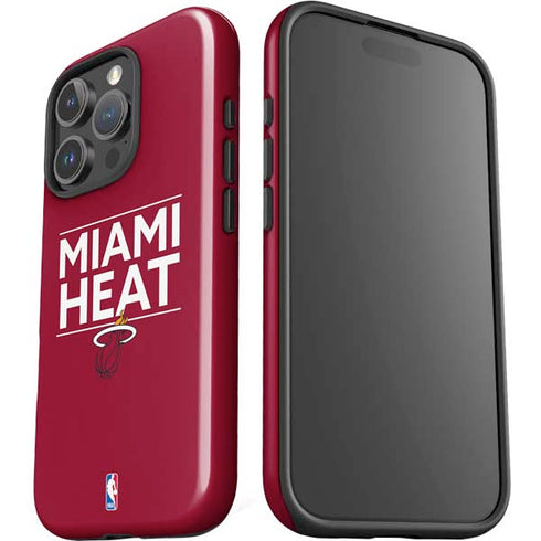 NBA Miami Heat Standard - Red iPhone 16 Pro Max Impact Case