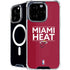 NBA Miami Heat Standard - Red iPhone 16 Pro Max MagSafe Case
