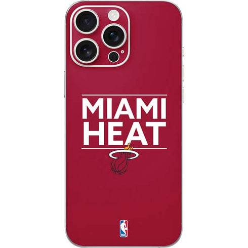 NBA Miami Heat Standard - Red iPhone 16 Pro Max Skin