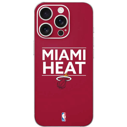 NBA Miami Heat Standard - Red iPhone 16 Pro Skin