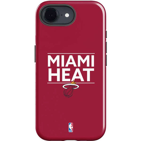 NBA Miami Heat Standard - Red iPhone 16e Impact Case