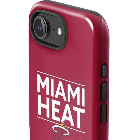 NBA Miami Heat Standard - Red iPhone 16e Impact Case