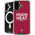 NBA Miami Heat Standard - Red iPhone 17 MagSafe Case