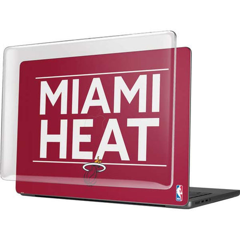 NBA Miami Heat Standard - Red MacBook Pro 14in (2021-24) Case plus Skin