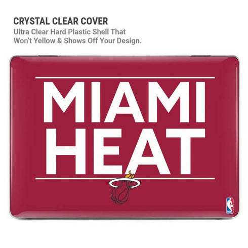 NBA Miami Heat Standard - Red MacBook Pro 14in (2021-24) Case plus Skin