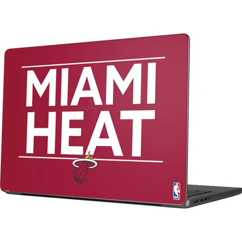 NBA Miami Heat Standard - Red Apple MacBook Pro 14-inch Skin