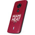 NBA Miami Heat Standard - Red Moto E5 Play Skin