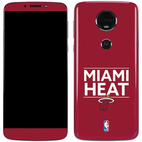 NBA Miami Heat Standard - Red Moto E5 Plus Skin