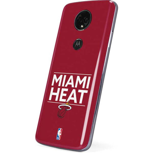 NBA Miami Heat Standard - Red Moto E5 Plus Skin