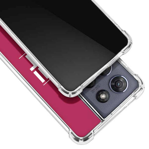 NBA Miami Heat Standard - Red Moto G 5G (2025) Clear Case