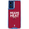 NBA Miami Heat Standard - Red Moto G 5G (2024) Clear Case