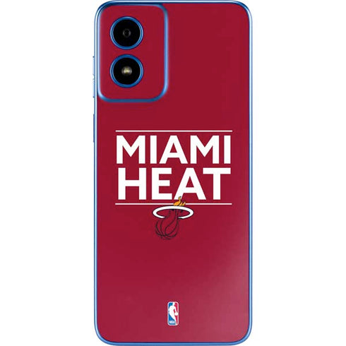 NBA Miami Heat Standard - Red Moto G Play 4G (2024) Skin