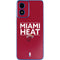 NBA Miami Heat Standard - Red Moto G Play 4G (2024) Skin