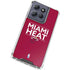 NBA Miami Heat Standard - Red Moto G Play 5G (2025) Clear Case