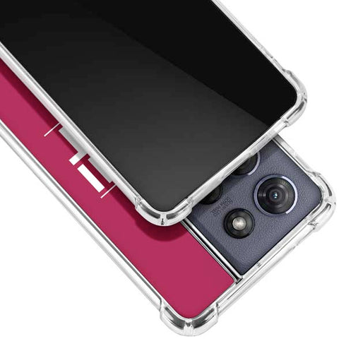 NBA Miami Heat Standard - Red Moto G Play 5G (2025) Clear Case