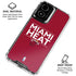NBA Miami Heat Standard - Red Moto G Power 5G (2024) Clear Case