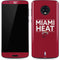 NBA Miami Heat Standard - Red Moto G6 Skin