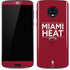 NBA Miami Heat Standard - Red Moto G6 Skin