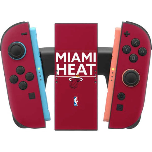 NBA Miami Heat Standard - Red Nintendo Switch 2 (2025) Joy-Con Controller Skin