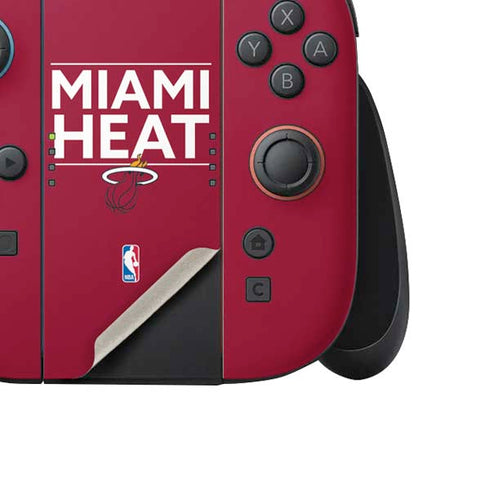 NBA Miami Heat Standard - Red Nintendo Switch 2 (2025) Joy-Con Controller Skin