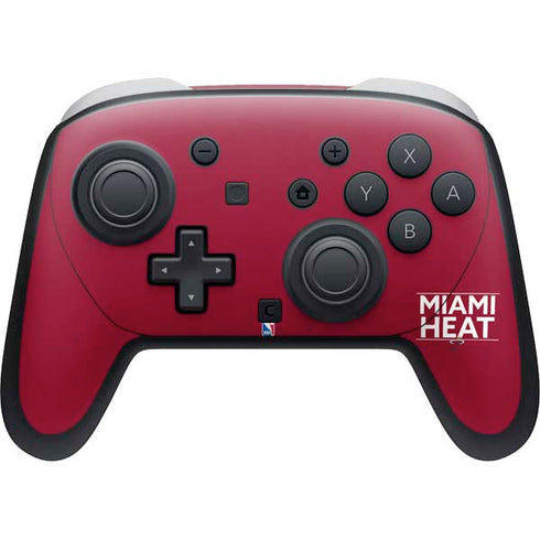 NBA Miami Heat Standard - Red Nintendo Switch 2 (2025) Pro Controller Skin