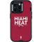 NBA Miami Heat Standard - Red Otterbox Defender iPhone Skin