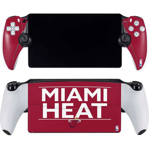 NBA Miami Heat Standard - Red PlayStation Portal Remote Player Skin