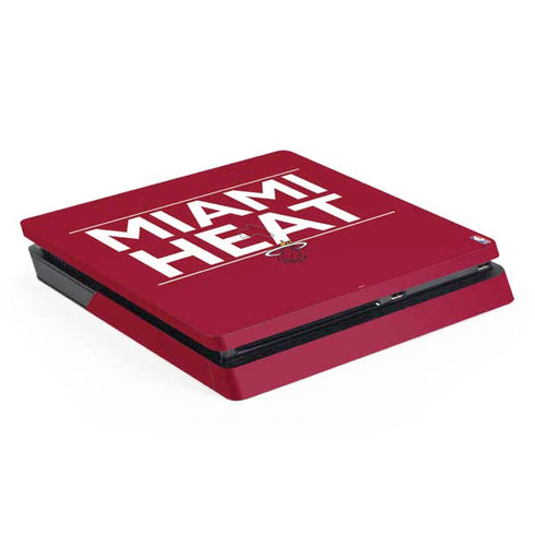 NBA Miami Heat Standard - Red PS4 Slim Skin