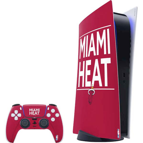 NBA Miami Heat Standard - Red PlayStation PS5 Skins