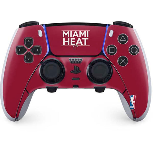 NBA Miami Heat Standard - Red PS5 DualSense Edge Pro Controller Skin