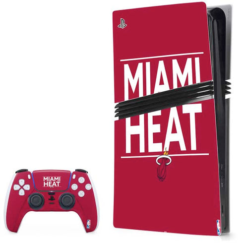 NBA Miami Heat Standard - Red PlayStation PS5 Skins