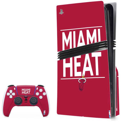 NBA Miami Heat Standard - Red PlayStation PS5 Skins