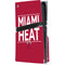 NBA Miami Heat Standard - Red PS5 Pro Disk Console Skin