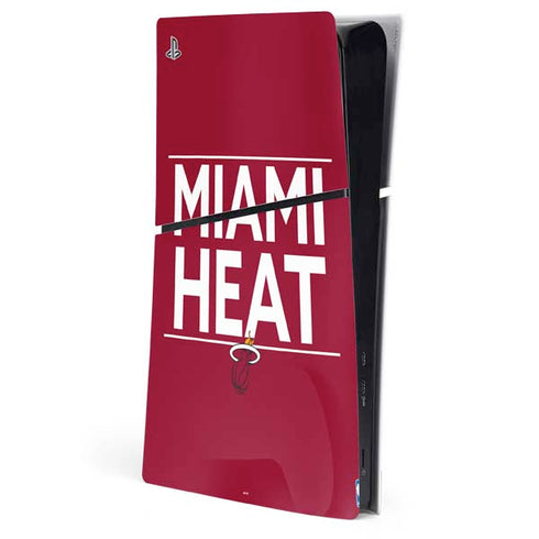 NBA Miami Heat Standard - Red PlayStation PS5 Skins