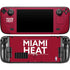 NBA Miami Heat Standard - Red Steam Deck Handheld Gaming Computer OLED Skin
