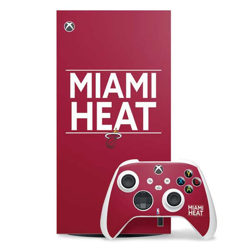 NBA Miami Heat Standard - Red Xbox Series X Skins