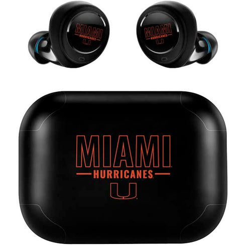 University of Miami Hurricanes Amazon Echo Buds Skin