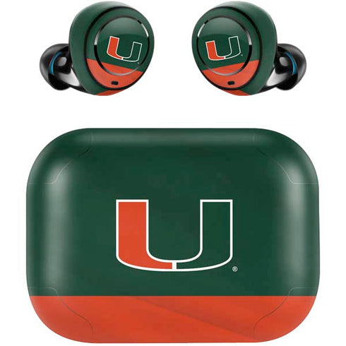 University of Miami Hurricanes Flag Amazon Echo Buds Skin