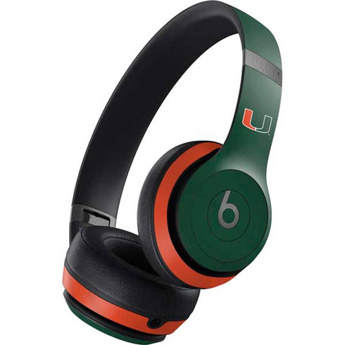 University of Miami Hurricanes Flag Beats Solo 4 Wireless Headphones Skin