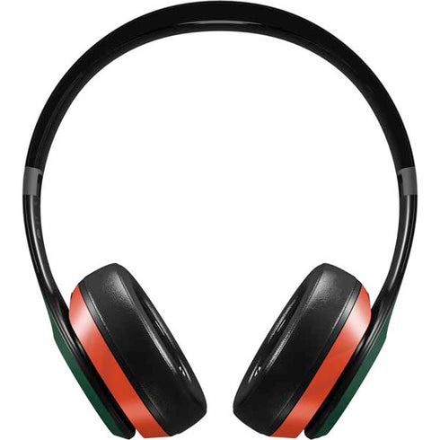 University of Miami Hurricanes Flag Beats Solo 4 Wireless Headphones Skin