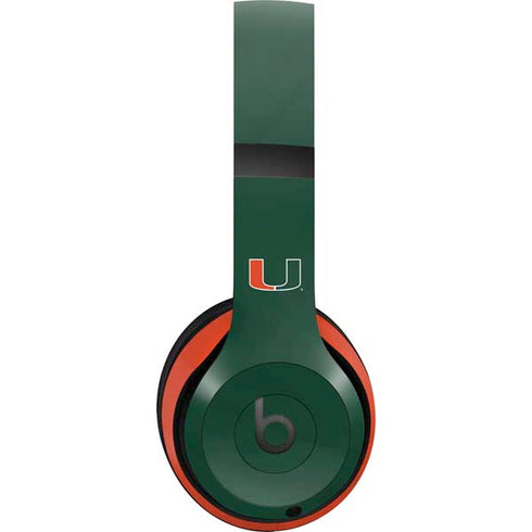 University of Miami Hurricanes Flag Beats Studio Pro Wireless Headphones Skin