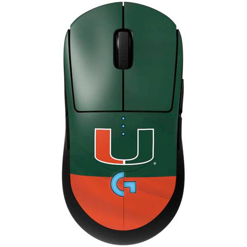 University of Miami Hurricanes Flag G Pro Wireless Gaming Mouse Skin
