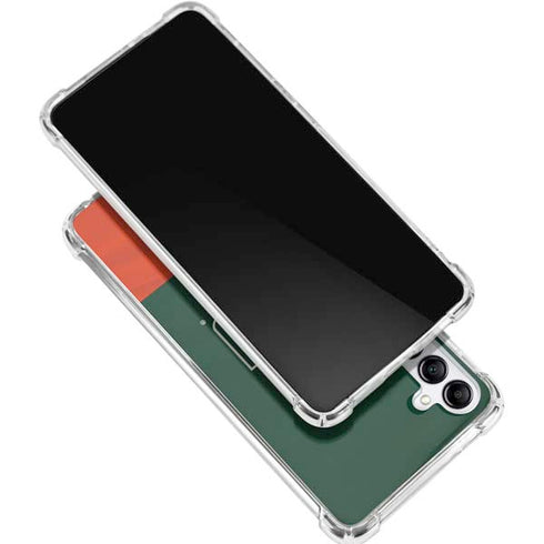 University of Miami Hurricanes Flag Galaxy A16 5G Clear Case