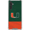 University of Miami Hurricanes Flag Galaxy A17 Clear Case