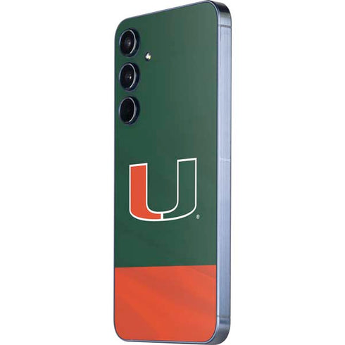 University of Miami Hurricanes Flag Galaxy A35 5G Skin