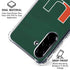 University of Miami Hurricanes Flag Galaxy A36 5G Clear Case
