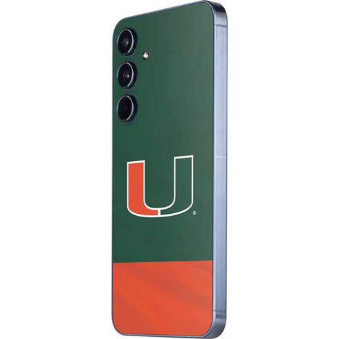 University of Miami Hurricanes Flag Galaxy A36 5G Skin